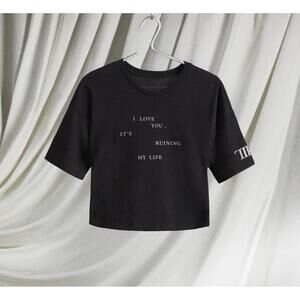 Taylor Swift TTPD I Love You It’s Ruining My Life Loose Baby Tee XL